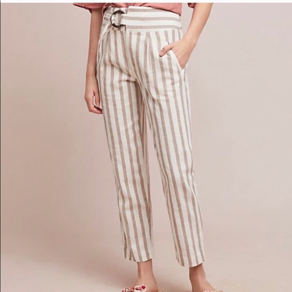 Anthropologie lLinen Blend Pants NWT